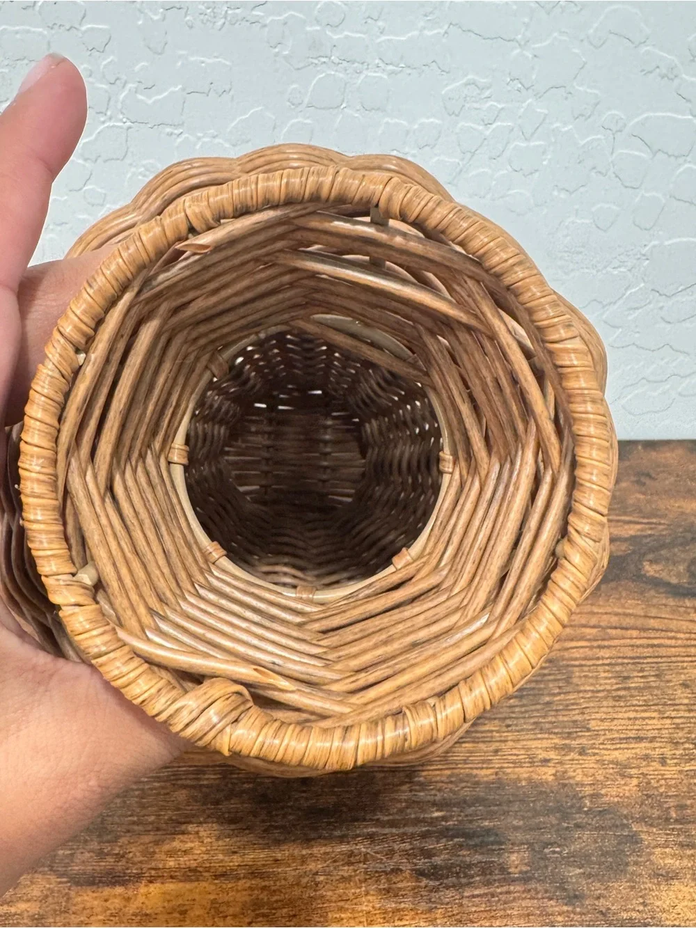 N/A faux rattan